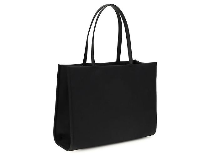 Borsa Tote Ella in nylon riciclato nero Tory Burch - vista 3