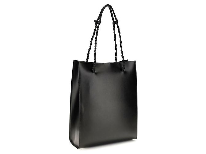 Jil Sander Borsa a tracolla Bos Taurus in pelle di vitello nera - vista 3