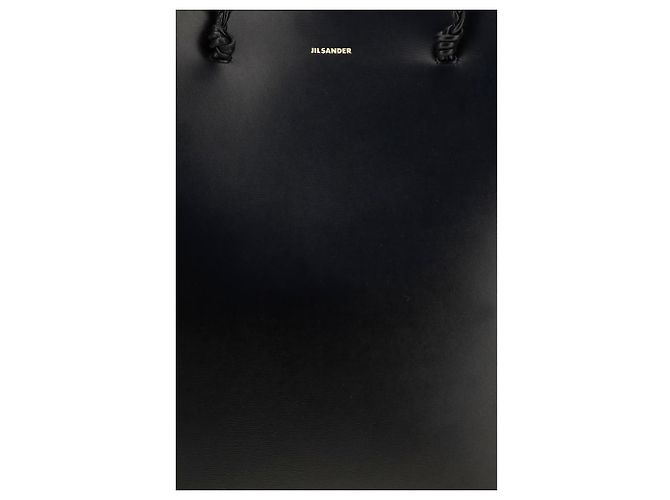 Jil Sander Borsa a tracolla Bos Taurus in pelle di vitello nera - vista 4