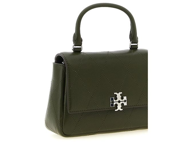 Tory Burch Bicolor Handtasche aus Rindsleder - Ansicht 3
