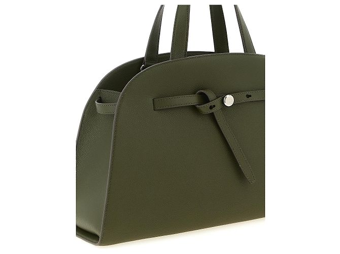Tory Burch Bicolor-Handtasche aus Rindsleder - Ansicht 3