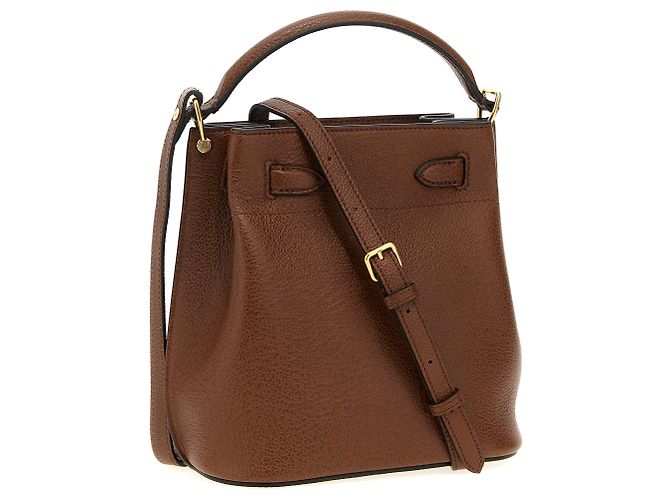 Mulberry Borsa crossbody in vitello marrone - vista 2