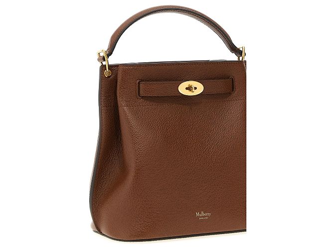 Mulberry Borsa crossbody in vitello marrone - vista 3