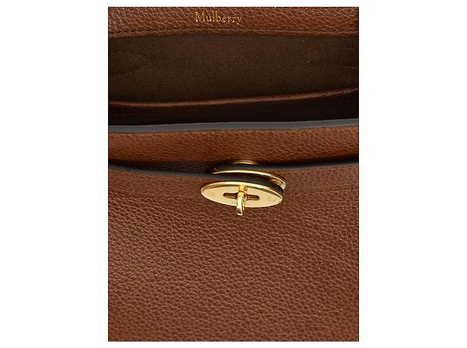 Mulberry Borsa crossbody in vitello marrone - vista 4