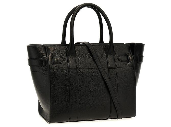 Mulberry Borsa Tote in pelle di vitello nera - vista 2