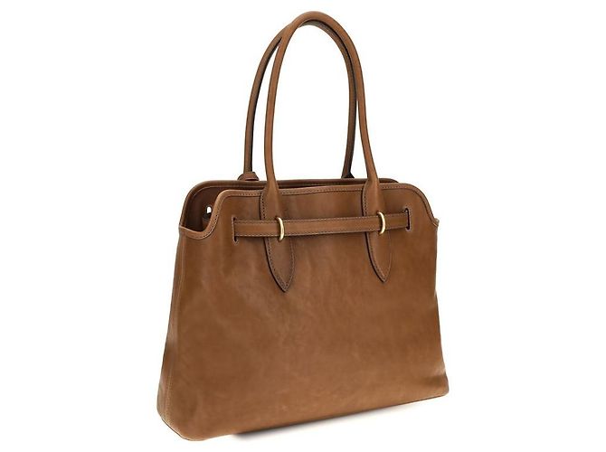 Miu Miu Borsa a tracolla Bos Taurus in pelle di vitello marrone - vista 3