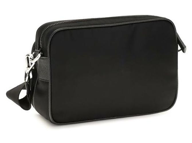 Prada Borsa a tracolla in nylon nero - vista 3