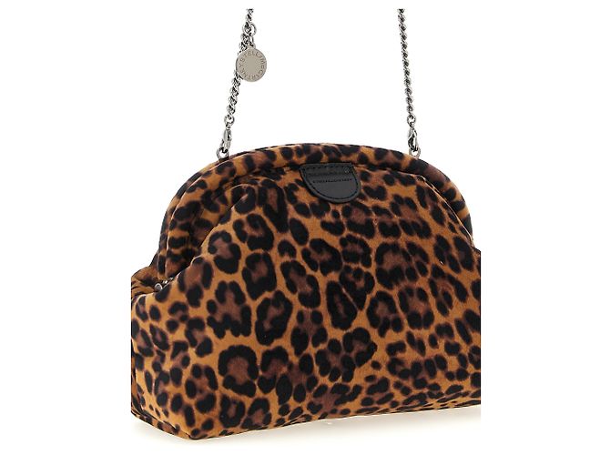 Stella Mc Cartney Clutch multicolore in poliestere - vista 3