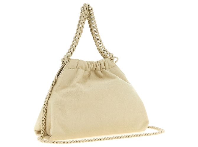 Stella Mc Cartney Borsa a tracolla in poliestere beige - vista 2