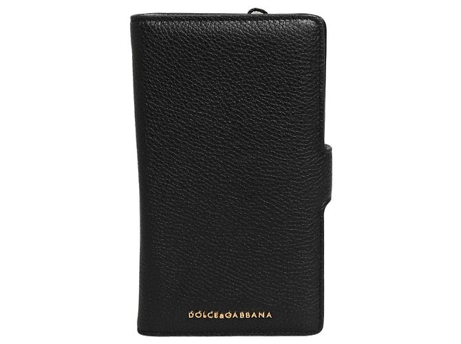 Dolce & Gabbana Cover a libro in pelle di vitello nera PRO Phone - vista 6