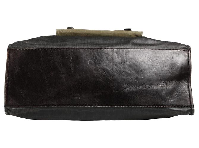 Dolce & Gabbana Sac Cabas Duffel Deux Tons Vert Militaire - vue 3