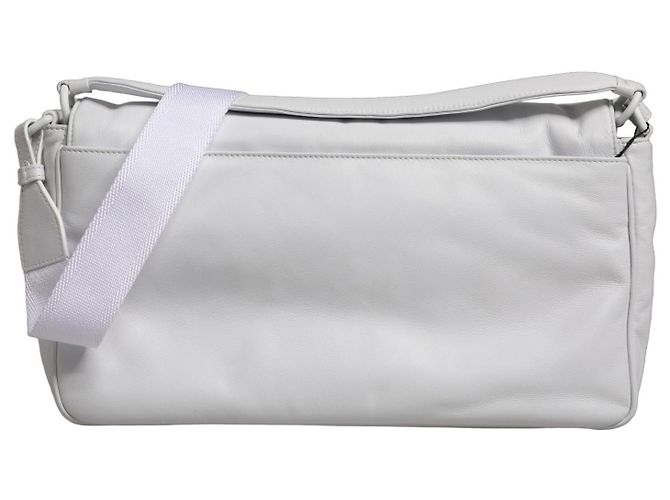 Dolce & Gabbana Borsa a tracolla da donna con placca logo bianca - vista 6