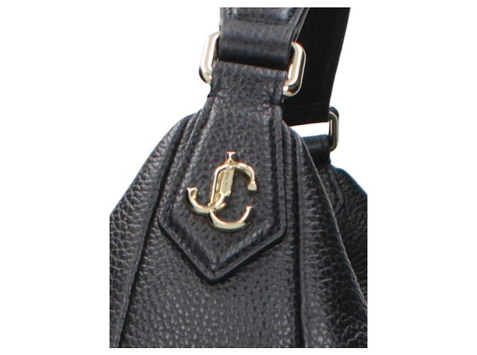 Jimmy Choo Borsa a tracolla in pelle nera - vista 4