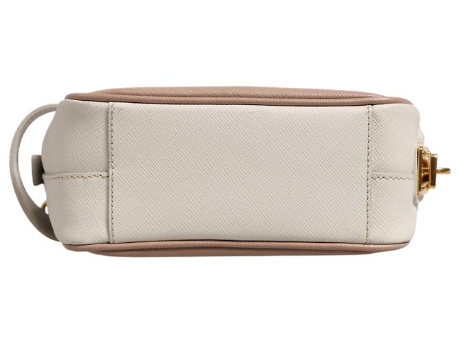 Prada Picca borsa a tracolla in pelle Clay Gray - vista 4