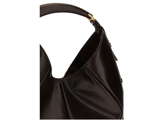 Autre Marque Borsa a tracolla Bos Taurus in pelle di vitello marrone - vista 4