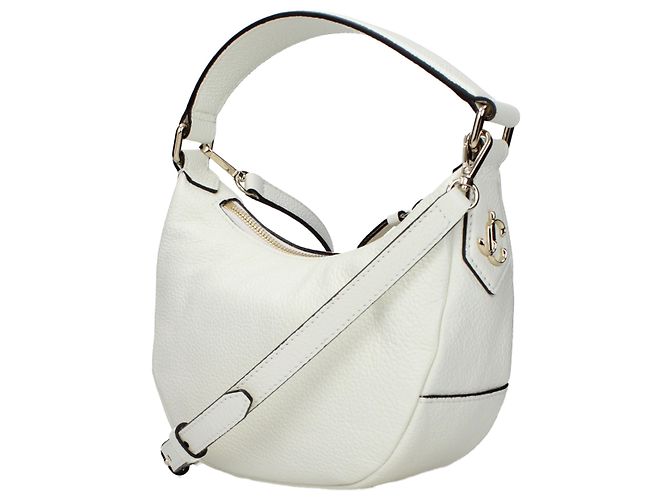 Jimmy Choo Borsa a mano in pelle beige - vista 2