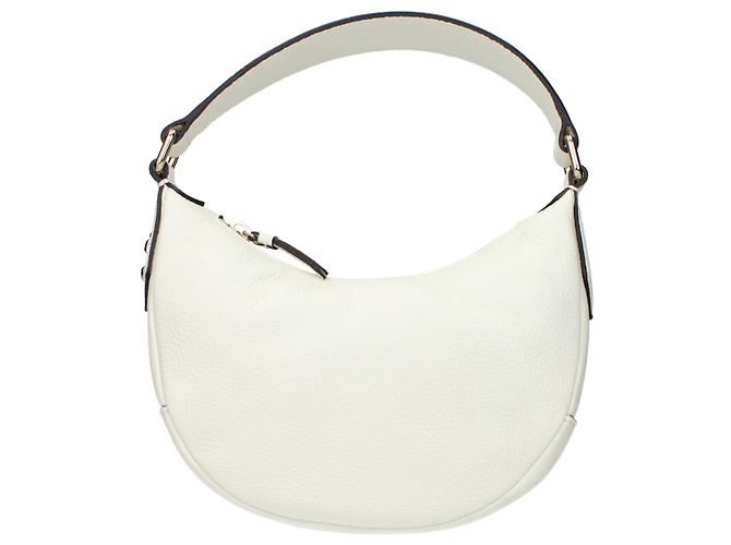 Jimmy Choo Borsa a mano in pelle beige - vista 3