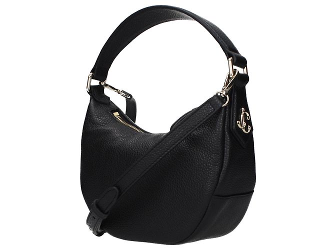 Jimmy Choo Borsa a mano in pelle nera - vista 2