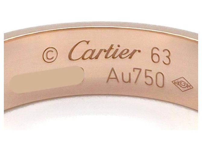 Anello Cartier Love Oro Rosa - vista 6