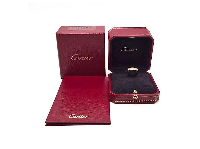 Anello Cartier Diamond Love Oro Rosa - vista 7