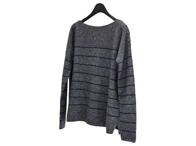 Loro Piana Strickpullover aus Kaschmir und Seide Grau - Ansicht 2