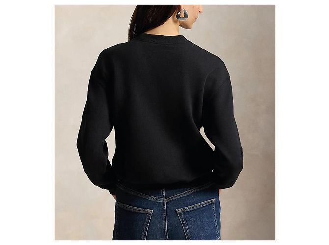 Ralph Lauren Sweatshirt mit besticktem Logo Schwarz - Ansicht 8