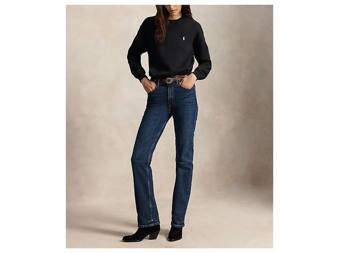 Ralph Lauren Sweatshirt mit besticktem Logo Schwarz - Ansicht 9