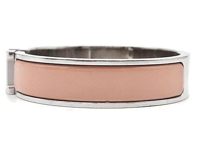 Bracciale Hermès Click H Rosa Polveroso - vista 2