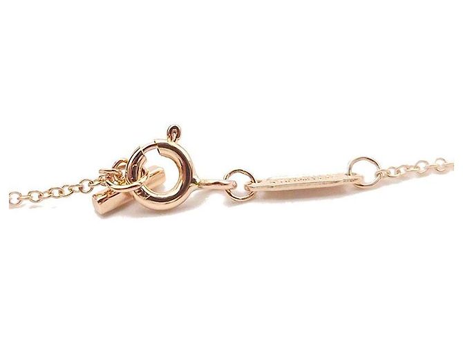 Collana Tiffany & Co T Smile Small Oro Rosa - vista 6