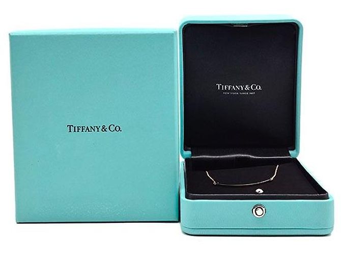 Collana Tiffany & Co T Smile Small Oro Rosa - vista 7