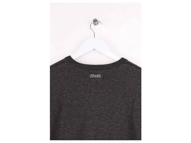 Dolce & Gabbana Grauer Kaschmirpullover M - Ansicht 4