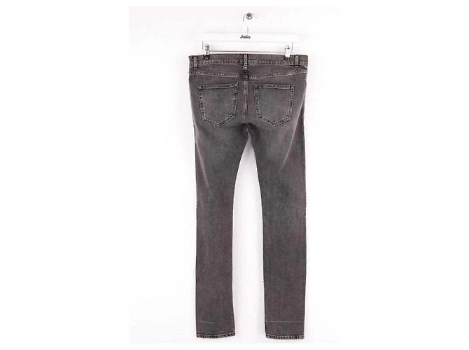 Vaqueros Slim Balenciaga Grises de Denim - vista 2