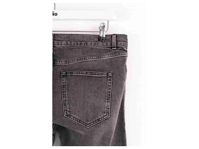 Vaqueros Slim Balenciaga Grises de Denim - vista 3