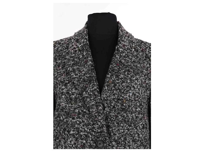 Abrigo de lana gris Zadig & Voltaire M - vista 2