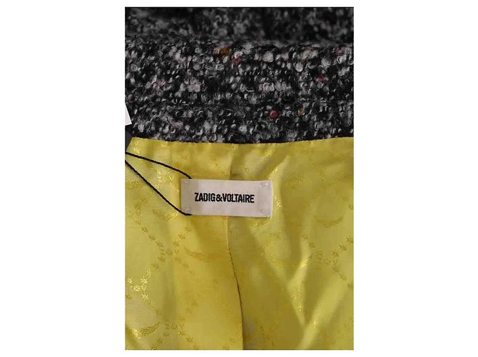 Abrigo de lana gris Zadig & Voltaire M - vista 5
