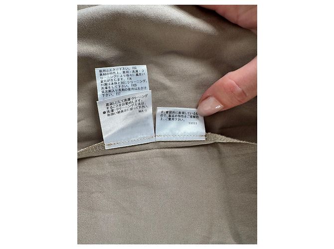Gonna a trapezio vintage Burberry foderata Nova Check c. 2000s Beige S - vista 10