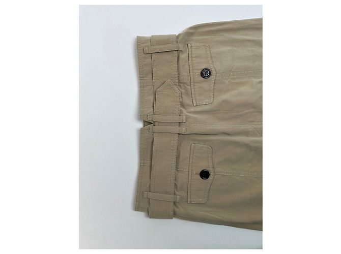 Gonna a trapezio vintage Burberry foderata Nova Check c. 2000s Beige S - vista 13