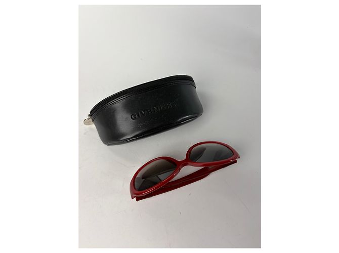Occhiali da Sole Geometrici Givenchy 4G Vintage Fine anni '90 Rosso - vista 11