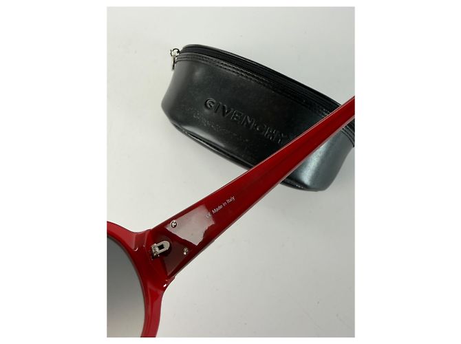 Occhiali da Sole Geometrici Givenchy 4G Vintage Fine anni '90 Rosso - vista 12