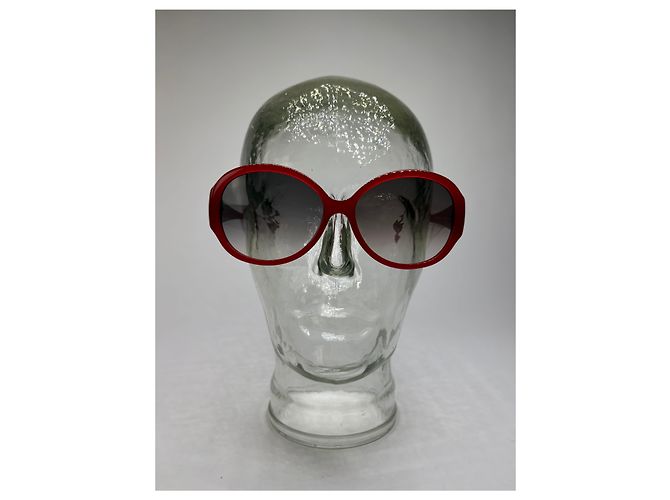 Occhiali da Sole Geometrici Givenchy 4G Vintage Fine anni '90 Rosso - vista 5