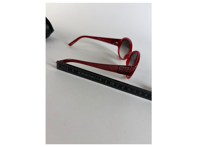 Occhiali da Sole Geometrici Givenchy 4G Vintage Fine anni '90 Rosso - vista 6