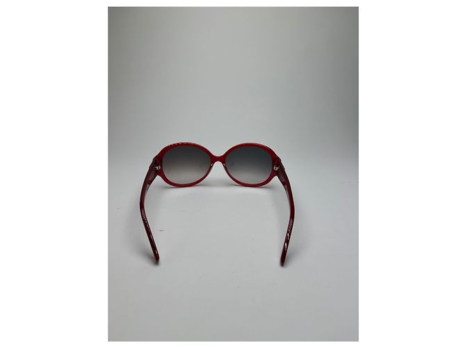 Occhiali da Sole Geometrici Givenchy 4G Vintage Fine anni '90 Rosso - vista 8