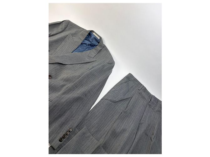 Blazer doppiopetto vintage Givenchy da uomo Grigio c. fine anni '80 L - vista 2