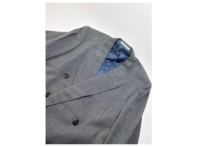 Blazer doppiopetto vintage Givenchy da uomo Grigio c. fine anni '80 L - vista 4