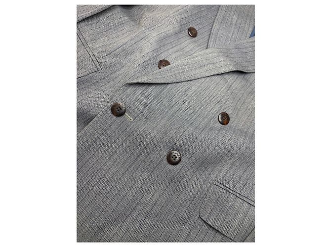 Blazer doppiopetto vintage Givenchy da uomo Grigio c. fine anni '80 L - vista 5