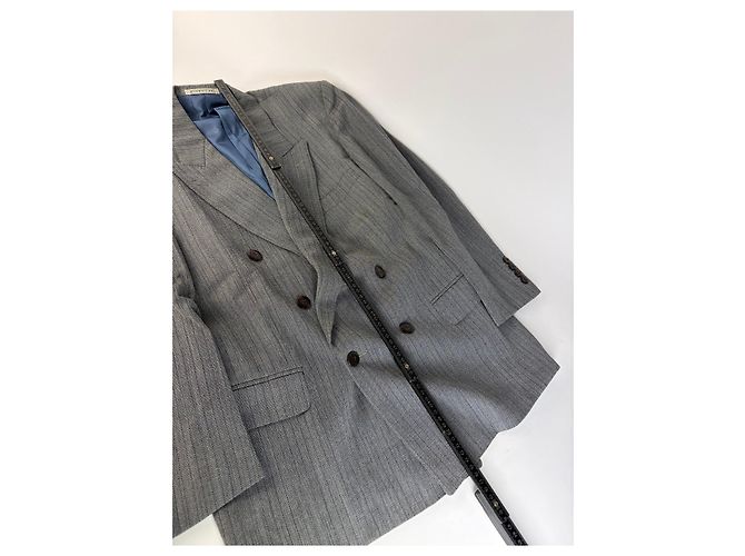 Blazer doppiopetto vintage Givenchy da uomo Grigio c. fine anni '80 L - vista 6