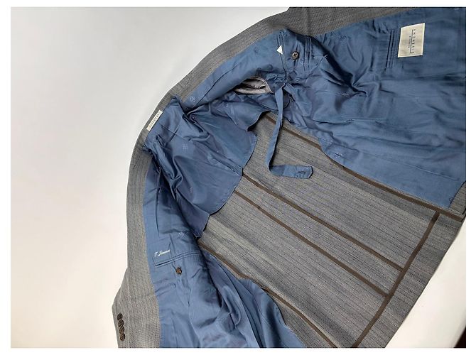 Blazer doppiopetto vintage Givenchy da uomo Grigio c. fine anni '80 L - vista 8