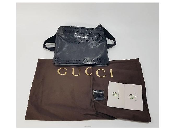 Mini Borsa a Tracolla Gucci Nera in Pelle - vista 10