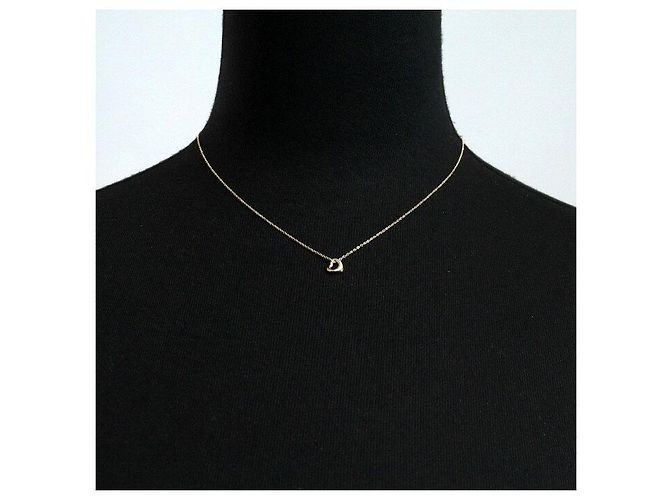 Tiffany & Co Collana con pendente a cuore aperto in oro giallo - vista 2