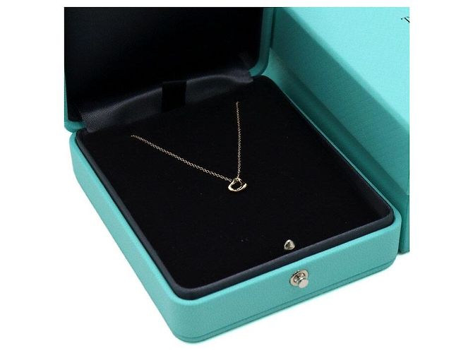 Tiffany & Co Collana con pendente a cuore aperto in oro giallo - vista 6